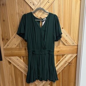 Elegant Green Dress/Romper